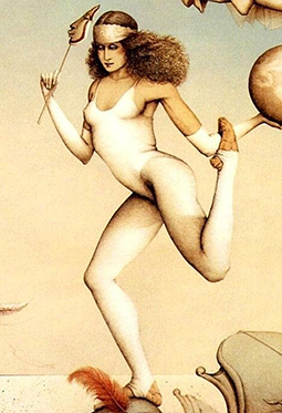 西方古代美女大胆人体艺术油画图片