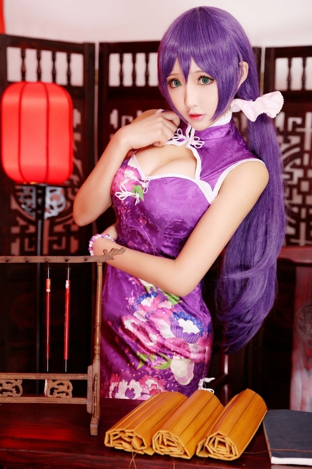 美胸美眉东条希旗袍Cosplay美照