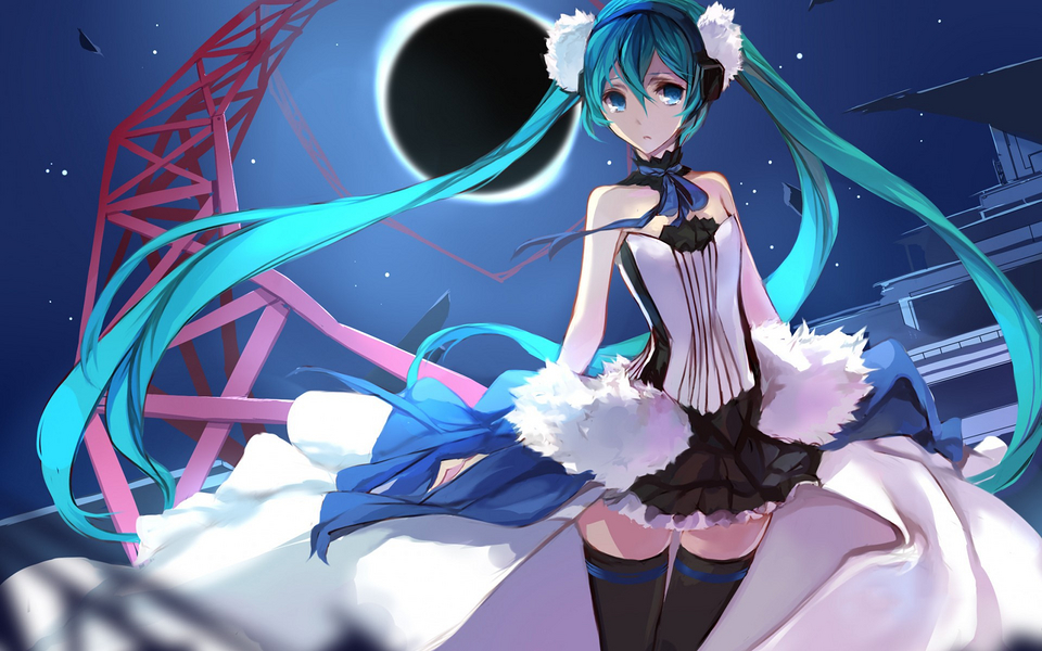 动漫美少女初音未来高清图片壁纸