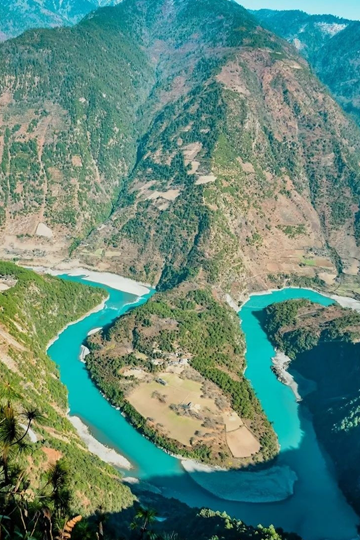 怒江大峡谷波澜壮阔壮观大自然壮风景图片